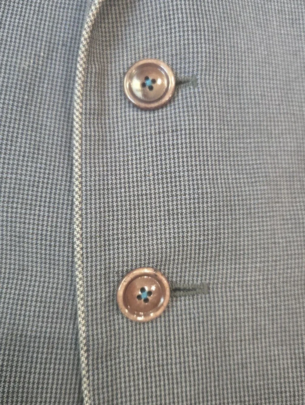 Ted Baker Linen Cotton Blend Blazer Gray Sz 5/42R Smart Casual